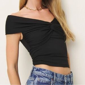 Reformation Ezlynn Knit Top